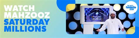 mahzooz lucky draw|Watch the Weekly Draw Live Every Saturday at 9:00pm .